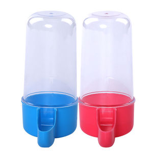 鸟用饮水器鸽子八哥鹦鹉自动喂食喂水下料水槽食盒鸟具用品喝水的