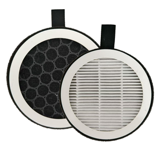 新风管道圆形空气过滤网初效前置过滤器高效活性炭滤芯除灰尘气味