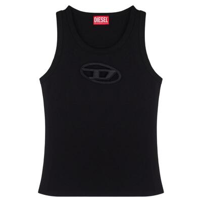 DIESEL 春夏新款女士LOGO标宽肩带休闲背心上衣银泰百货 301574