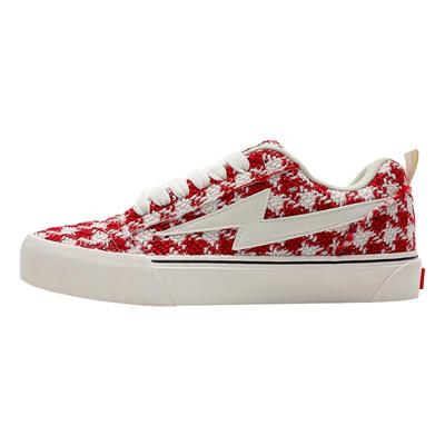 REVENGE X SENGT 洛杉矶闪电联名限定千鸟格面包鞋情侣款潮牌板鞋