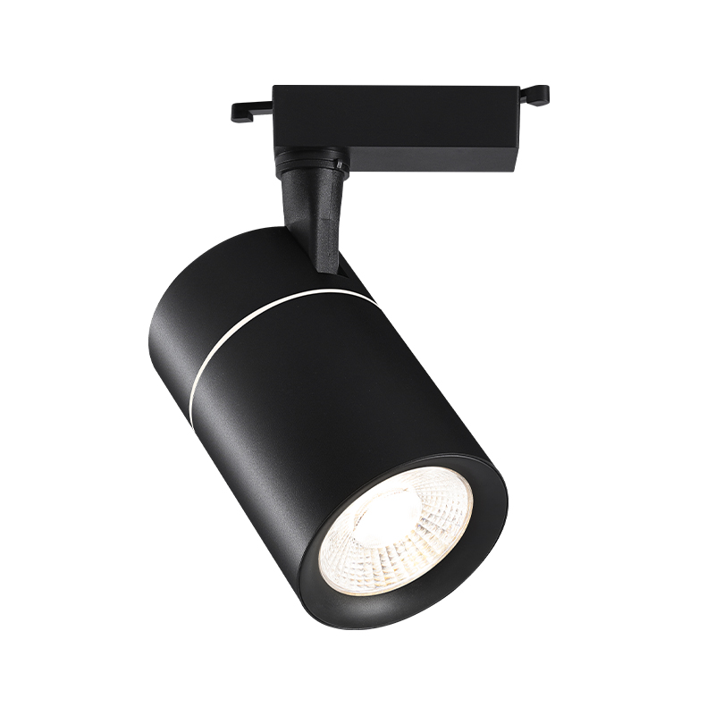 轨道射灯服装店铺商用led高显色cob超亮背景墙导轨式天花灯聚光灯