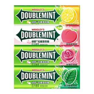 绿箭无糖薄荷糖约35粒铁盒装清新清凉休闲零食糖果