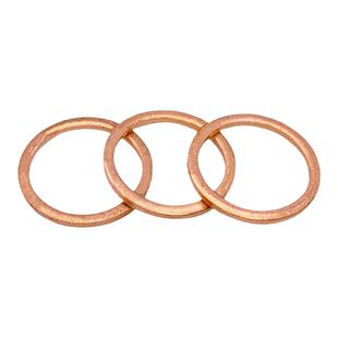 T3紫铜密封垫圈DIN7603铜垫片密封平垫片船用表用垫片M3-M27