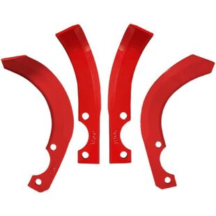 柴油微耕机配件旱地刀片防缠刀小型风冷柴油旋耕机刀硬土湿地通用