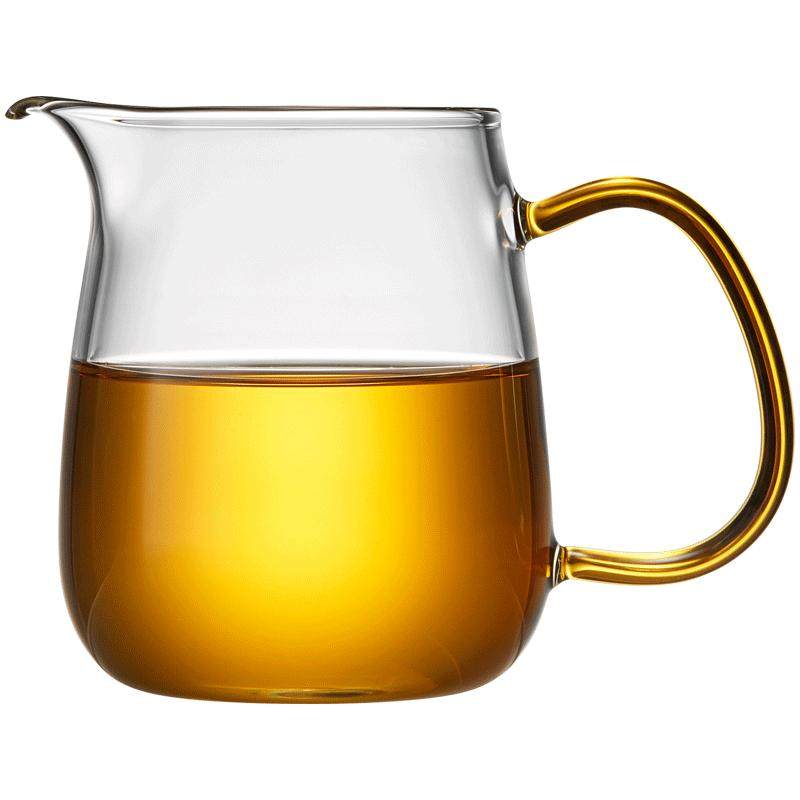公道杯玻璃加厚耐高温高硼硅茶水小分茶器过滤泡茶海茶道功夫茶具