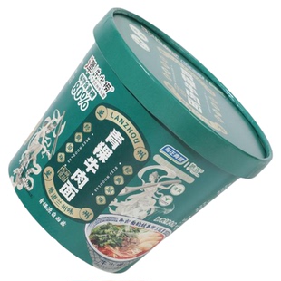奇正青稞藏晶兰州青稞牛肉面桶装方便面冲泡速食代餐零食116克