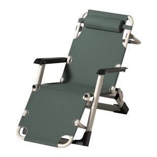 躺椅午休折叠床办公室午睡床家用休闲懒人靠背便携式阳台沙滩椅子