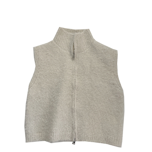 韩系立领圈圈毛马甲女！冬气质百搭软糯拉链内搭针织背心开衫坎肩