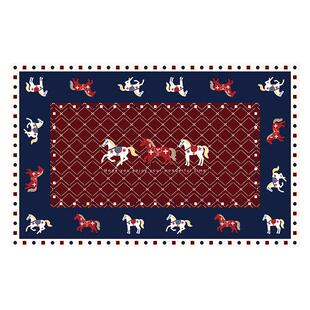 马年新款桌布棉麻布艺防水防油免洗长方形桌子遮盖轻奢餐桌茶几布