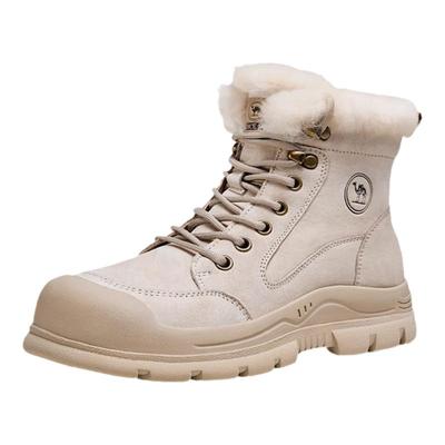 骆驼雪地靴登山靴加绒保暖