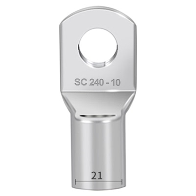 国标SC窥口铜鼻子加厚线鼻紫铜线耳冷压接线端子纯铜1.5-630平方