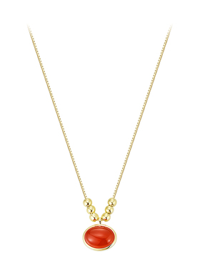 秋冬红玛瑙轻奢2025新款高级感