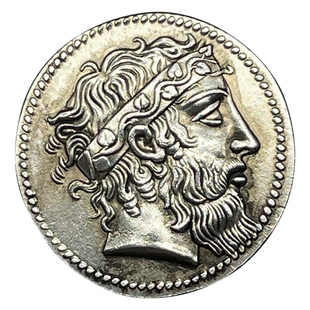 古希腊银币酒神狄俄尼索斯硬币项链女小众设计感古币吊坠情侣首饰