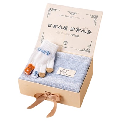 冬日围巾礼盒生日礼物女生