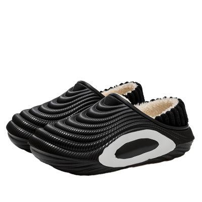 2025新款防水棉拖鞋男士冬季室内家居棉鞋女包跟保暖防滑防臭外穿