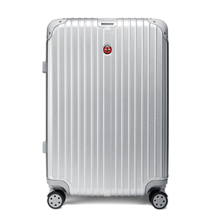 ]CROSSGEAR十字勋章瑞士军刀20468寸大容量登机拉杆旅行李密码箱