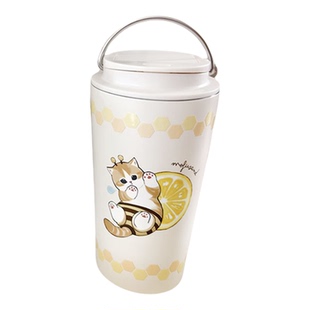 日本采购mofusand猫咪可爱手提不锈钢保温杯保冷杯 现货