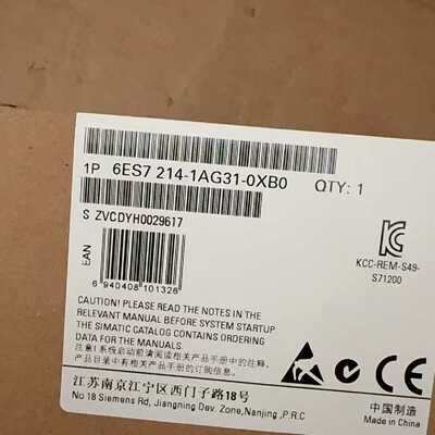 6ES7214-1AG31-0XB0  全新未—议价