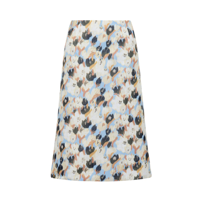 【24期免息】MARNI 2026春夏新品女士花卉印花半身裙