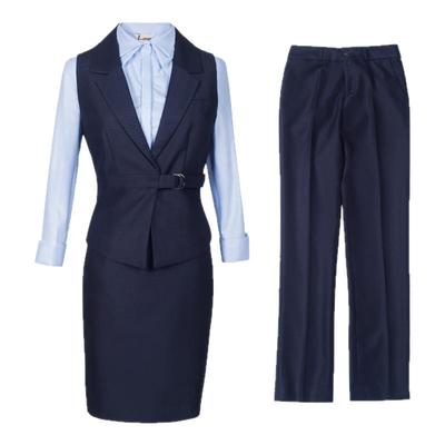 气质女神范马甲面试经理职业套装