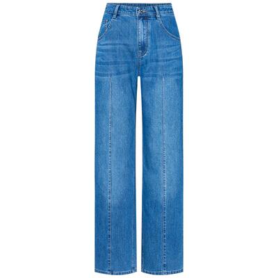 Navigare直筒中腰水洗牛仔裤