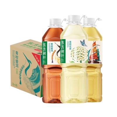 东方树叶茉莉花茶1.5L超大瓶组合