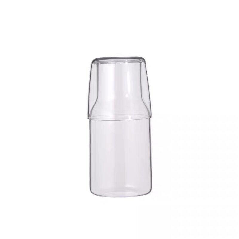 ins网红日式简约茶杯一人一杯水果茶配杯子耐热玻璃饮料杯果汁杯