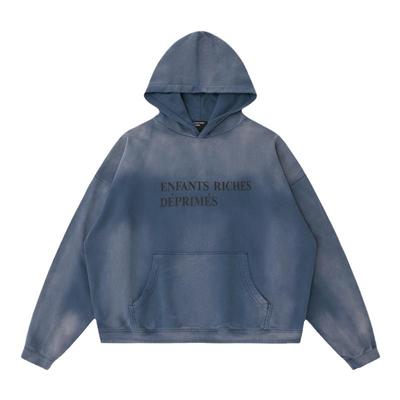 【独家重磅】ERD渐变蓝水洗卫衣