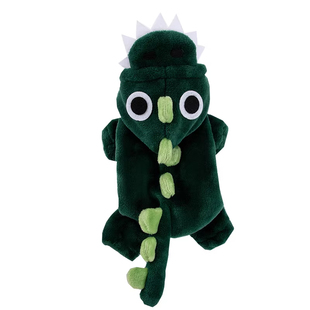 猫咪恐龙衣服宠物连体衣搞笑加绒法兰绒冬天保暖防掉毛猫猫狗服装