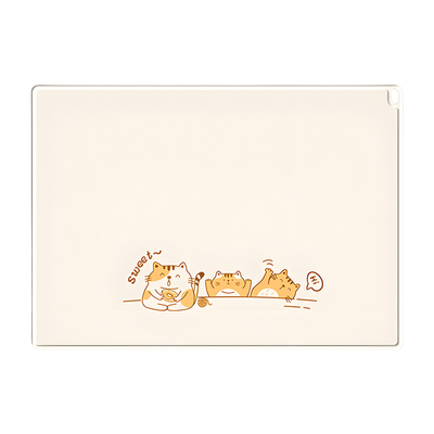 宠物餐垫防水防油硅胶大号碗食垫