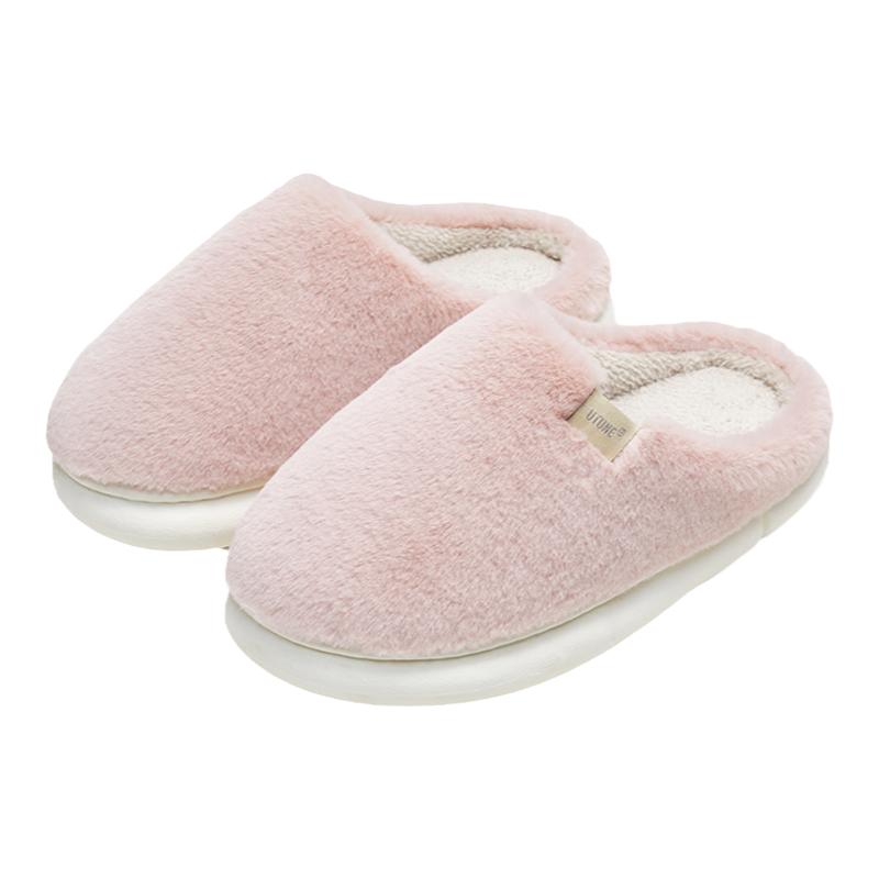 优调棉拖鞋女冬季情侣家居室内毛毛加绒保暖防臭拖鞋棉拖防滑男士