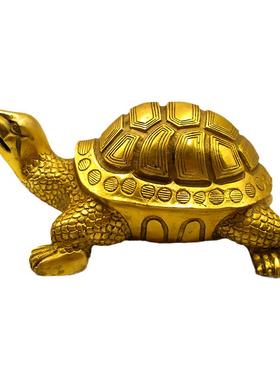 纯铜龟镇宅招财卧室风水工艺品