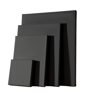 黑色油画布框丙烯空白画布实木内框手绘涂鸦画布带框肌理画框油画框大尺寸定制儿童涂鸦DIY空白练习画画材料