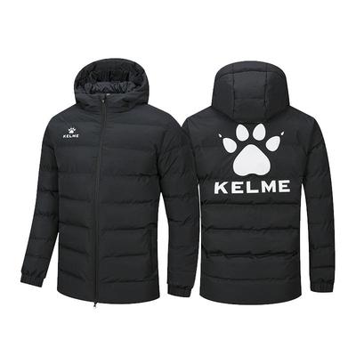 卡尔美棉服短款加厚羽绒棉足球