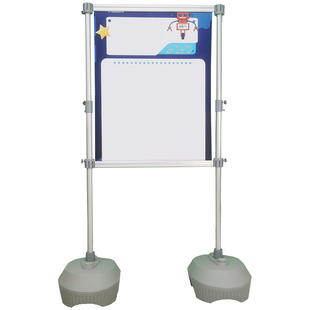 注水快展展架铝合金伸缩大背景墙喷绘布海报展示支架户外防风底座