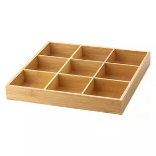 客厅干果盒瓜子零食盘带盖木质托盘点心盘KTV酒店商用果盘带碗碟