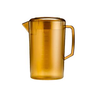 pc塑料冷水壶大容量泡茶桶奶茶店商用5l亚克力装水容器量桶带滤网