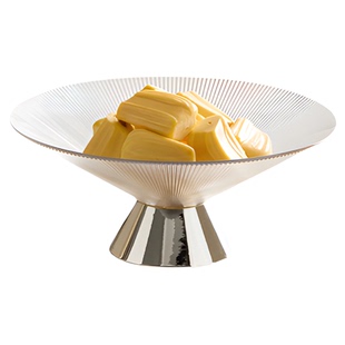 水果盘沥水轻奢创意个性现代家用果篮客厅茶几吧台酒店糖果零食盘