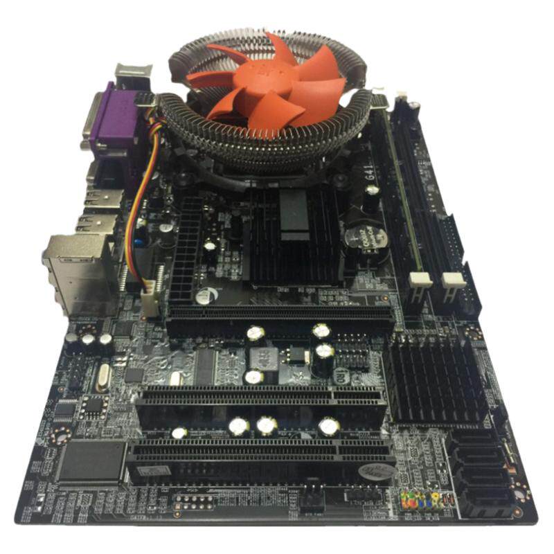 全新电脑主板G41/H61/B75/B85/X79四核游戏CPU套装四件套I3/I5/I7