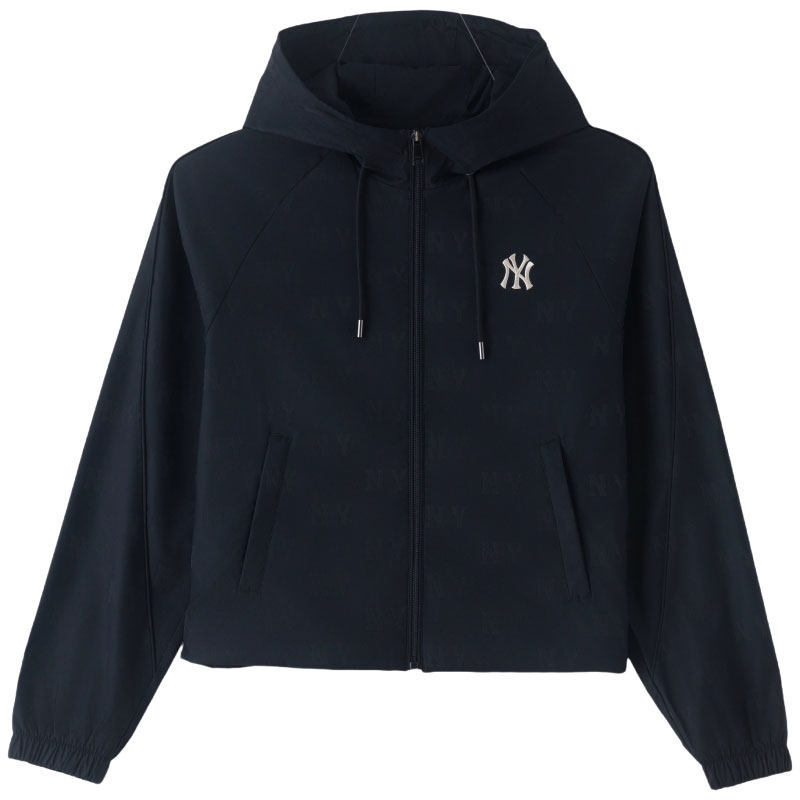 【自营】MLB外套女装新款运动服潮流时尚户外训练休闲针织夹克
