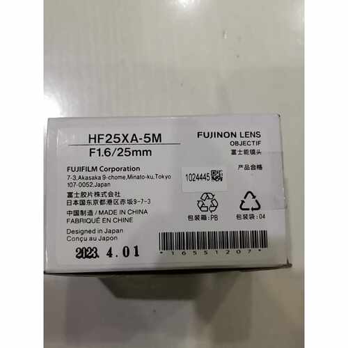 HF25XA-5M富士能工业镜头，25mm工业镜头议价