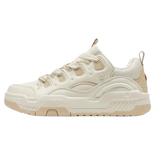 特步征程板鞋男鞋2025冬季新款百搭休闲软底运动鞋975419310052