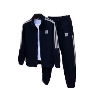 春秋季快手运动服套装立领外套工装服男士休闲修身拼接青年两件套