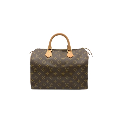 中古LV波士顿SPEEDY老花手提女包