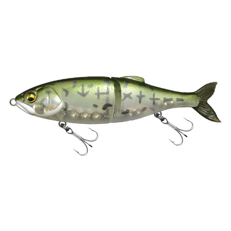 路标鳟女多节鱼滑动型大泳饵迷你版两节路亚饵缓沉翘嘴鲈鱼假饵
