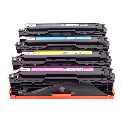 适用惠普CP1525n CP1525w硒鼓易加粉HP CM1415fn MFP CM1415NW MFP彩色CE320A 128A激光打印机碳粉盒