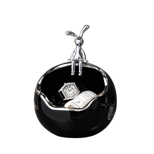 轻奢高档玄关钥匙收纳摆件入户进门口走廊过道锁匙玄幻鞋柜装饰品