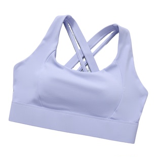7A抗菌运动内衣女固定杯高强度防震聚拢跑步暴走健身文胸瑜伽背心