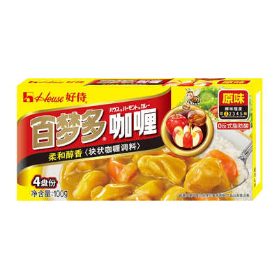 好侍100g百梦多咖喱4盒家用优选