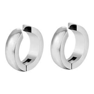 白敬亭同款耳环耳骨夹男朋克嘻哈简约无痛无耳洞耳夹钛钢耳饰耳扣